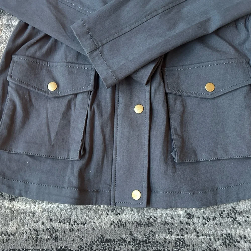 EDEN SOCIETY Holly Contrast Hood Cargo Jacket - Picture 5 of 12